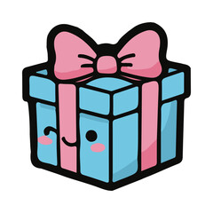 Christmas gift vector illustration design