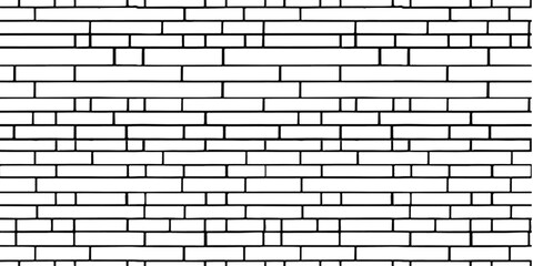 brick wall vector, seamless pattern drawing. random brick. texture interior background line art. set of graphics elements drawing for architecture and landscape design. cad pattern 
