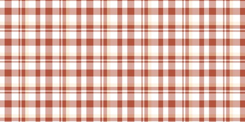 Rustic Terracotta Gingham Check Pattern