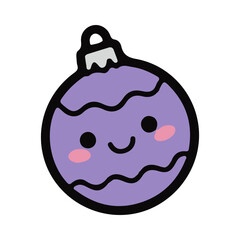 Christmas balls vector illustration design