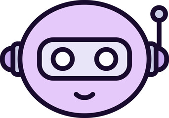 Robot Chatbot Icon Element