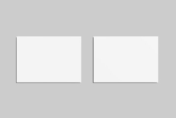 A6 Postcard Blank Mockup