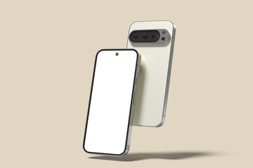 Realistic Smartphone Blank Mockup