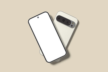 Realistic Smartphone Blank Mockup
