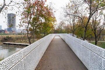 The road of City Park in China
