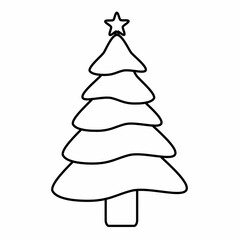 Christmas Tree Vector Illustration