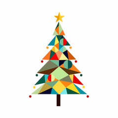 Christmas Tree Vector Illustration