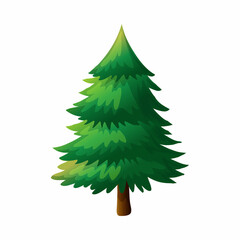 Christmas Tree Vector Illustration