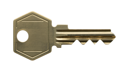 Unlock your potential, a golden key to access and security concept