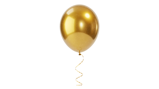 Celebrate with a dazzling golden balloon for birthdays and special days
