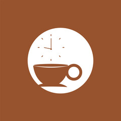 Stylish Coffee Break Graphic Logo