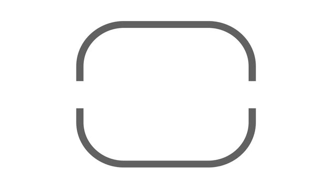 square icon animation graphic