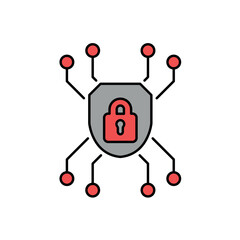 Icon a Security, isolated against a clean background.