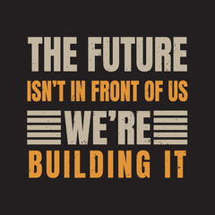 Bold future builder quote design