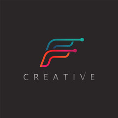 Strong Bold Letter F Emblem for Powerful Corporate Presence and Professional Branding
