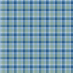 Classic Blue and Green Tartan Plaid Pattern