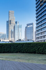 Fototapeta premium Daytime shot of the city skyline