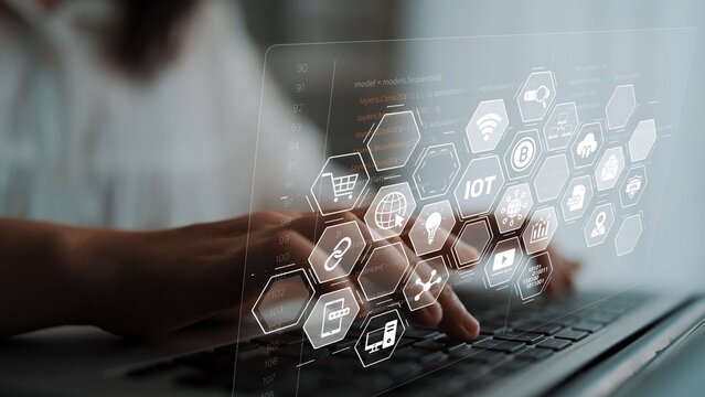 AI and IoT form an intelligent digital infrastructure linking data, connectivity, analytics, blockchain, cloud, and security systems in a seamless network. Marrow