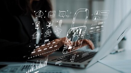 Cyber security system protecting digital infrastructure. Cyber security ensures data safety, prevents breaches, cyber security strengthens defense, and supports secure operations. Marrow