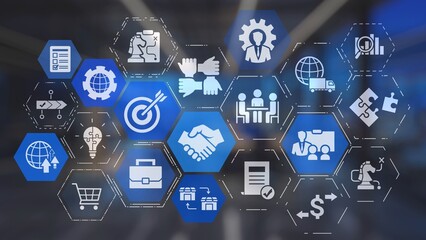 B2B strategy and technology transforming business-to-business operations, optimizing communication,...