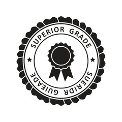 Superior grade quality badge icon Vector