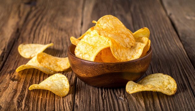 potato chips in a bowl