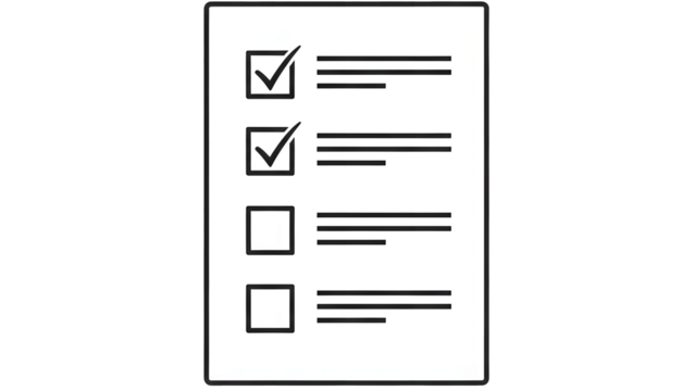 Checklist Vector Icon