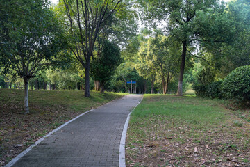 The road of City Park in China
