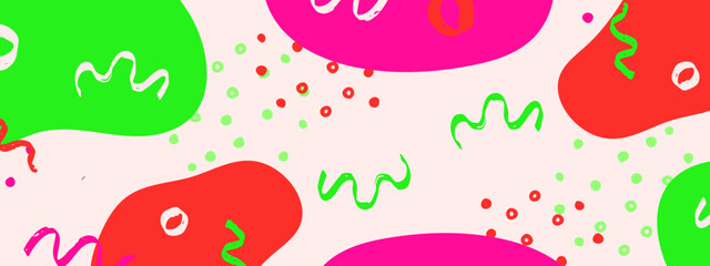 Abstract Background with Colorful Pattern and Lines