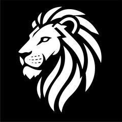 lion head silhouette