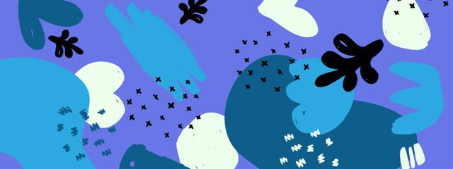 Vibrant Abstract Colorful Shapes Creative Background