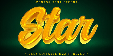  Star Cosmic Shine Vector Fully Editable Smart Object Text Effect