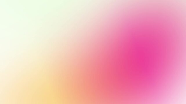 A soft, smooth, and vibrant abstract gradient background blending light green, yellow, orange, and bright pink colors seamlessly.