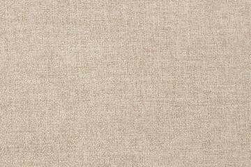 Fototapeta premium Brown linen fabric cloth texture for background, natural textile pattern.