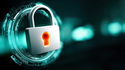 Secure data protection measures digital environment graphic representation virtual security futuristic perspective cyber safety concept
