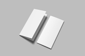 Trifold Brochure Blank Mockup