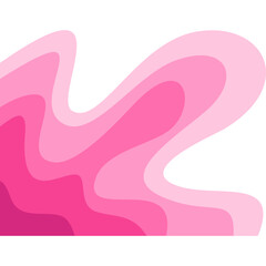 Pink Wavy Corner Gradient