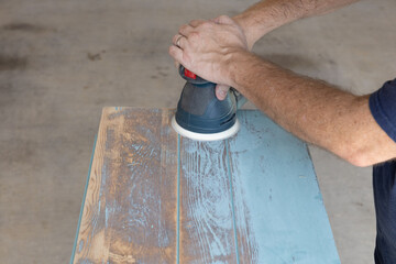 DIY Furniture Refinishing With Orbital Sander