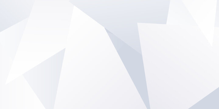 White modern backround. Abstract Illustration. Parametric Low poly triangle abstract