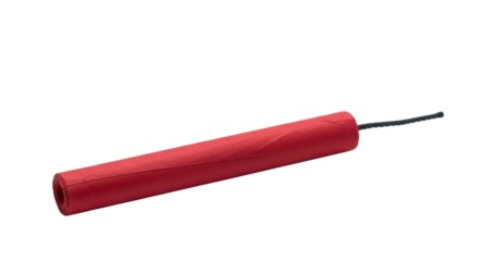 Dynamite stick for explosive action concept isolated PNG with Transparent Background