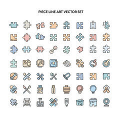 Piece Concept Illustration – Part, Fragment and Artistic Element