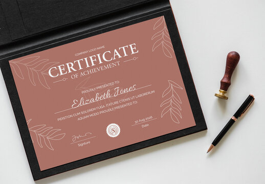 Course Certificate Of Completion Template