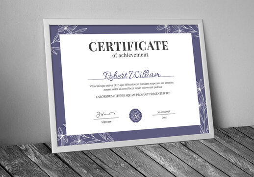 Creative Certificate Template