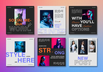 Social Media Post Layout