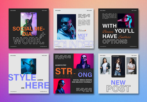 Social Media Post Layout