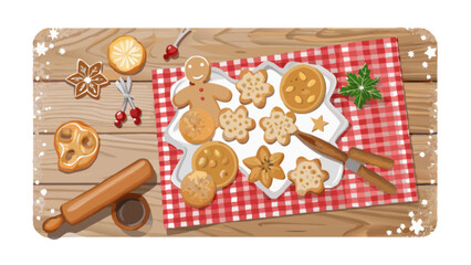 Christmas cookies baking homemade gingerbread cookies holiday baking christmas time cookies decoration recipe