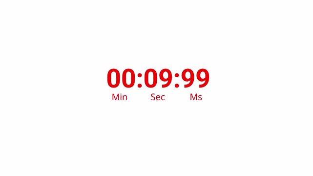 15 seconds countdown animation with transparent background, fifteen seconds  countdown timer from 15 seconds to 0 seconds countdown timer with alpha channel in 4k.