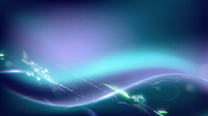 Obraz premium Modern Abstract Background with Luminous Lines and Energy Flow