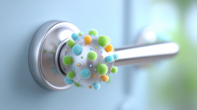 Germs on toilet handle can pose health risks, making it essential to maintain cleanliness and hygiene in bathrooms. Regular cleaning helps reduce presence of harmful germs