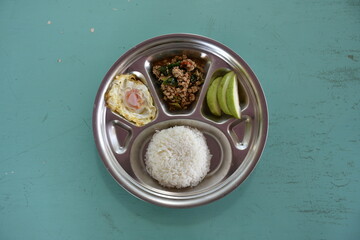 Thai daily school lunch